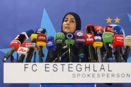 خانم سخنگوی باشگاه استقلال ناپدید شد!