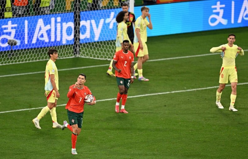 پرتغال بر بام اروپا ایستاد/ دوران رونالدو پایان ندارد گلزنی رونالدو برای پرتغال