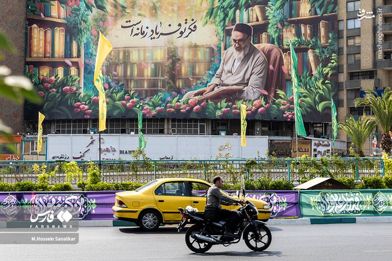 عکس/ تهران در انتظار جشن بزرگ غدیر عکس/ تهران در انتظار جشن بزرگ غدیر