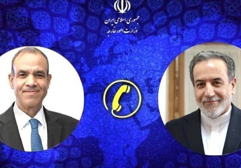 تماس تلفنی عراقچی و همتای مصری تماس تلفنی عراقچی و همتای مصری