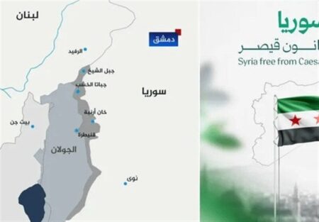 خشم سوری‌ها از نقشه جنجالی جولانی برای «سوریه جدید» بدون جولان اشغالی