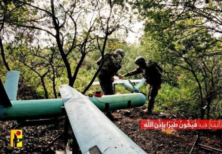 حمله پهپادی حزب‌الله به مرکز فرماندهی ارتش اسرائیل در الناقوره