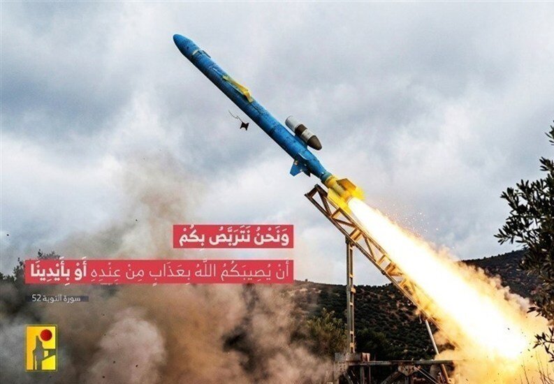 حمله موشکی حزب‌الله به مقر فرماندهی ارتش اسرائیل