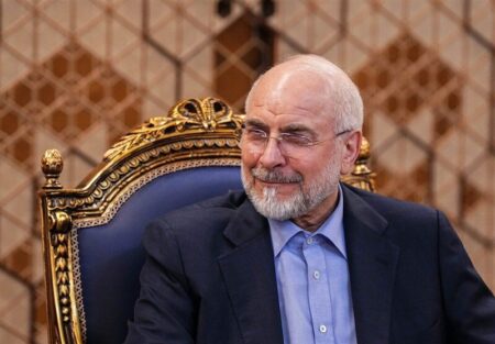 دیدار نخست‌وزیر قطر با قالیباف