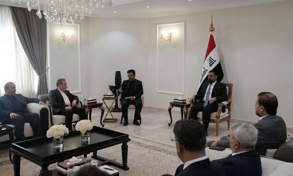 دیدار وزیر خارجه با رئیس پارلمان عراق