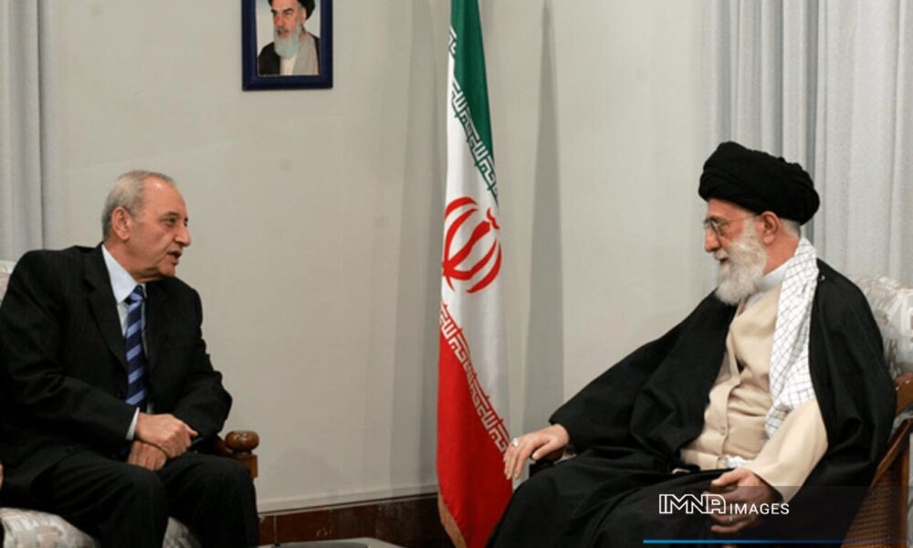 پیام حماسی و سوزناک رئیس پارلمان لبنان در رثای رهبر شهید انقلاب