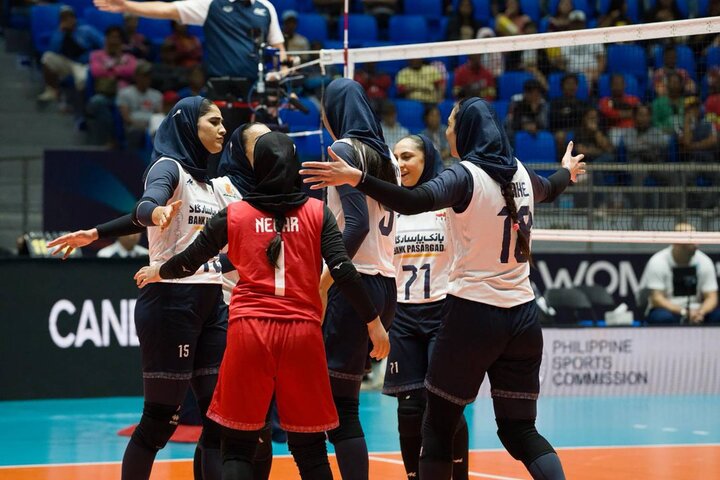 والیبال زنان قهرمانی آسیا؛ پیروزی مقتدرانه ایران مقابل عراق