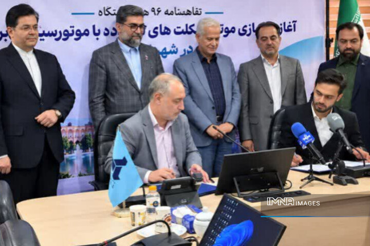 اصفهان پیشگام برقی‌سازی موتورسیکلت‌های فرسوده کشور شد